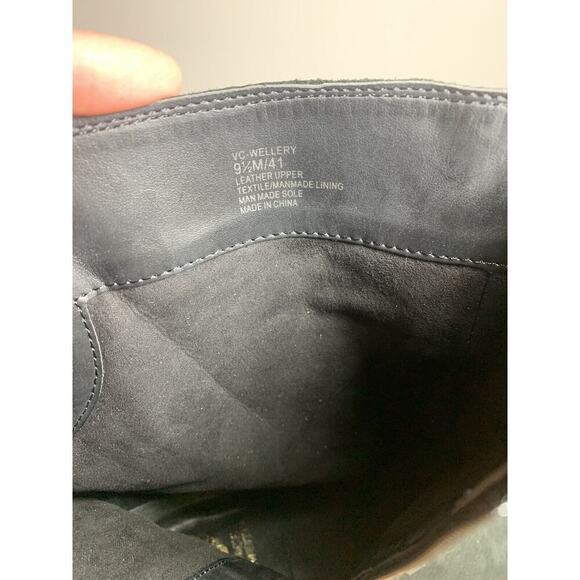 Vince Camuto Mid Boots Black 9 1/2 Old Money Parisian Princess - Picture 8 of 9